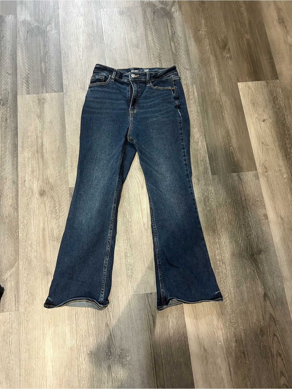 Old Navy Dark Blue Flare Jeans